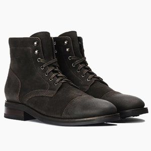 Thursday Boots Captain US 12 Dark Olive Suede